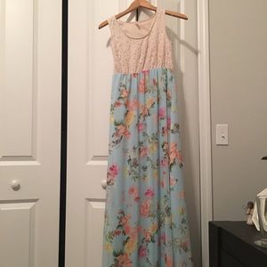 Pinkblush maxi dress maternity